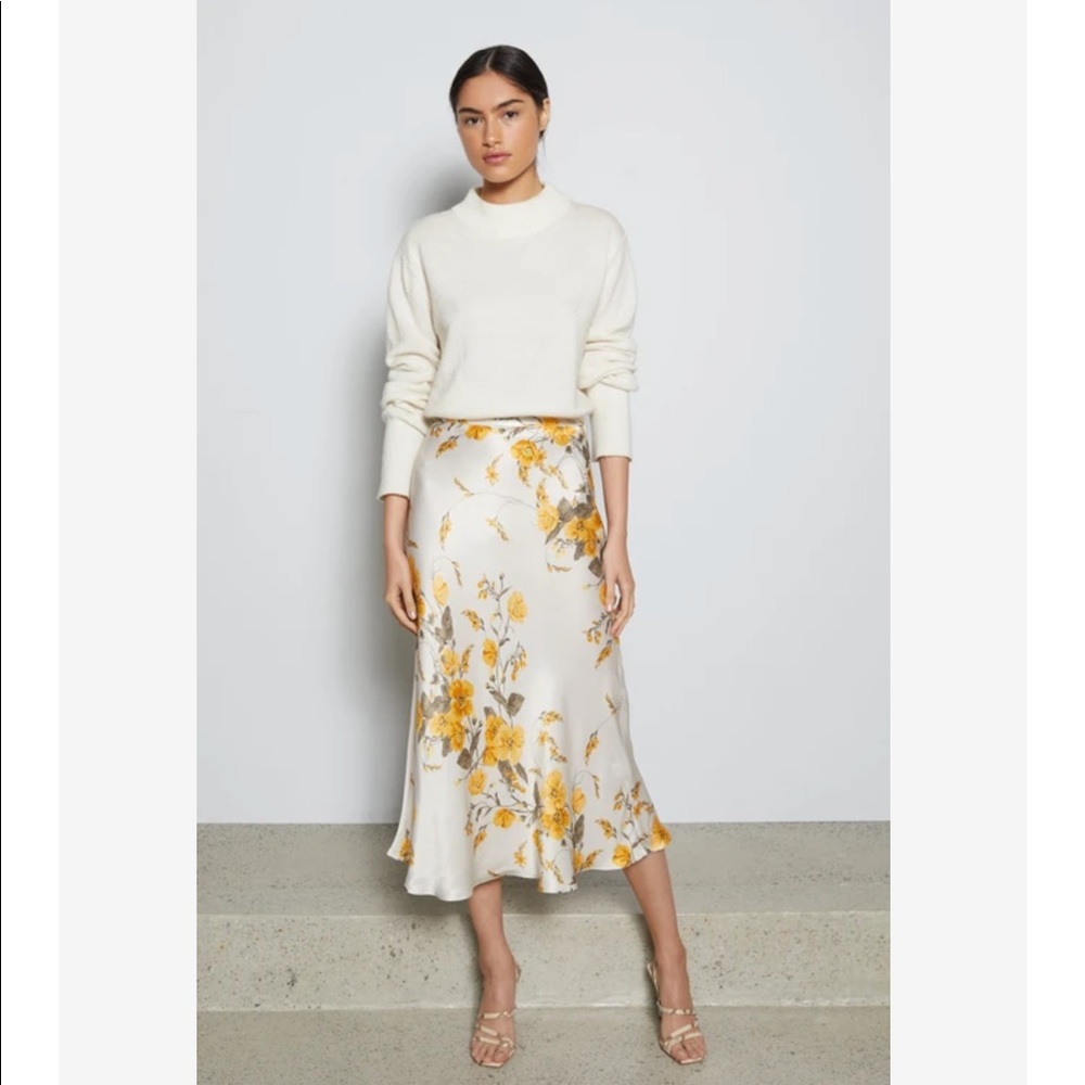 Bec + Bridge Floral skirt size 6 NWT